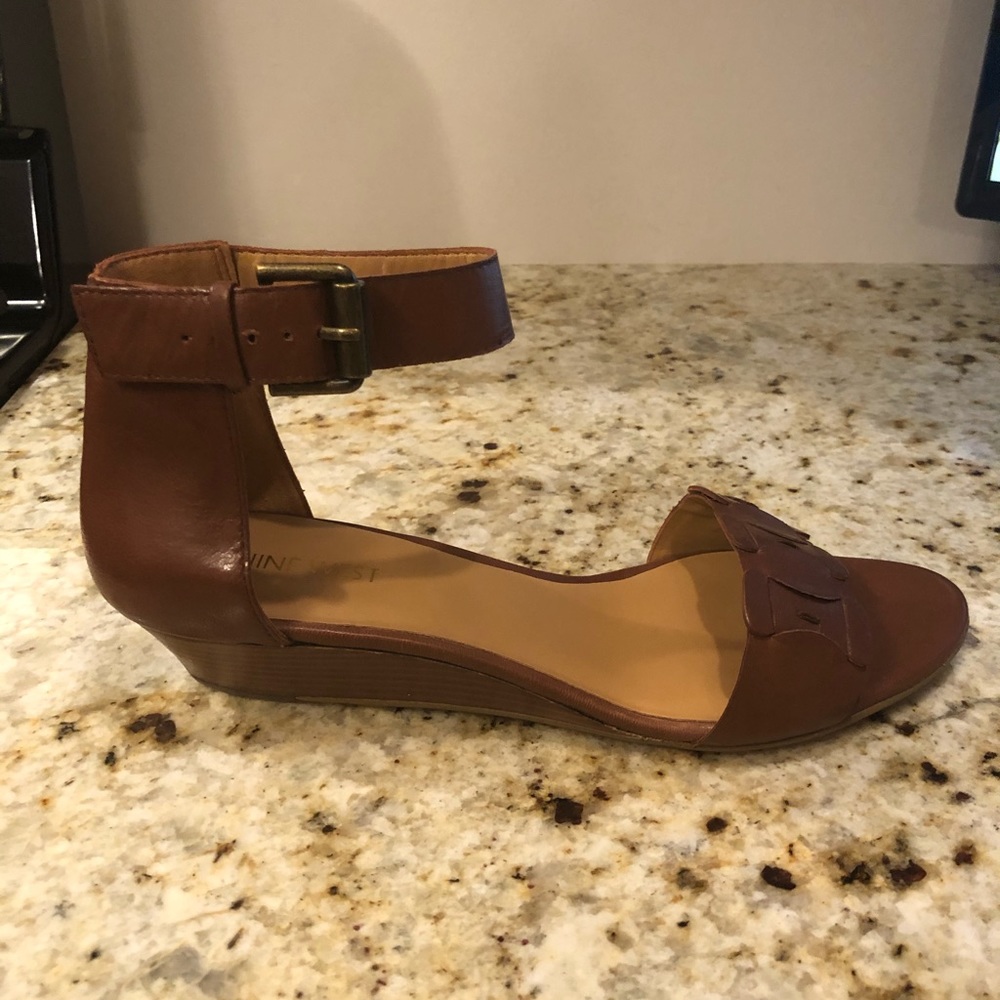 Nine West | Brown wedge sandal